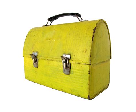 yellow metal lunch box|yellow lunch bag.